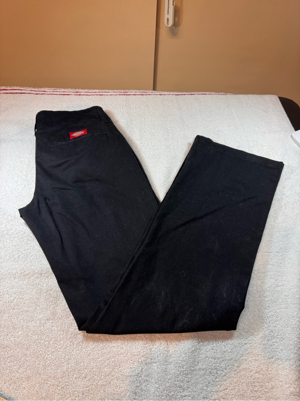Women’s Vintage Dickies Girl Black Straight-Leg Pants. Size 3